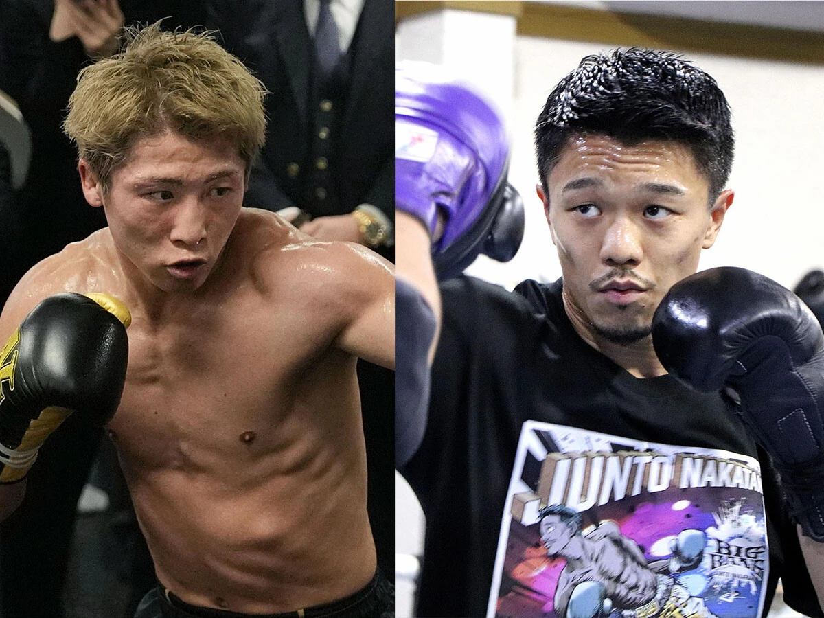 井上尚弥（左）と中谷潤人のスーパーファイト、勝負の行方は？ photo by Kyodo News