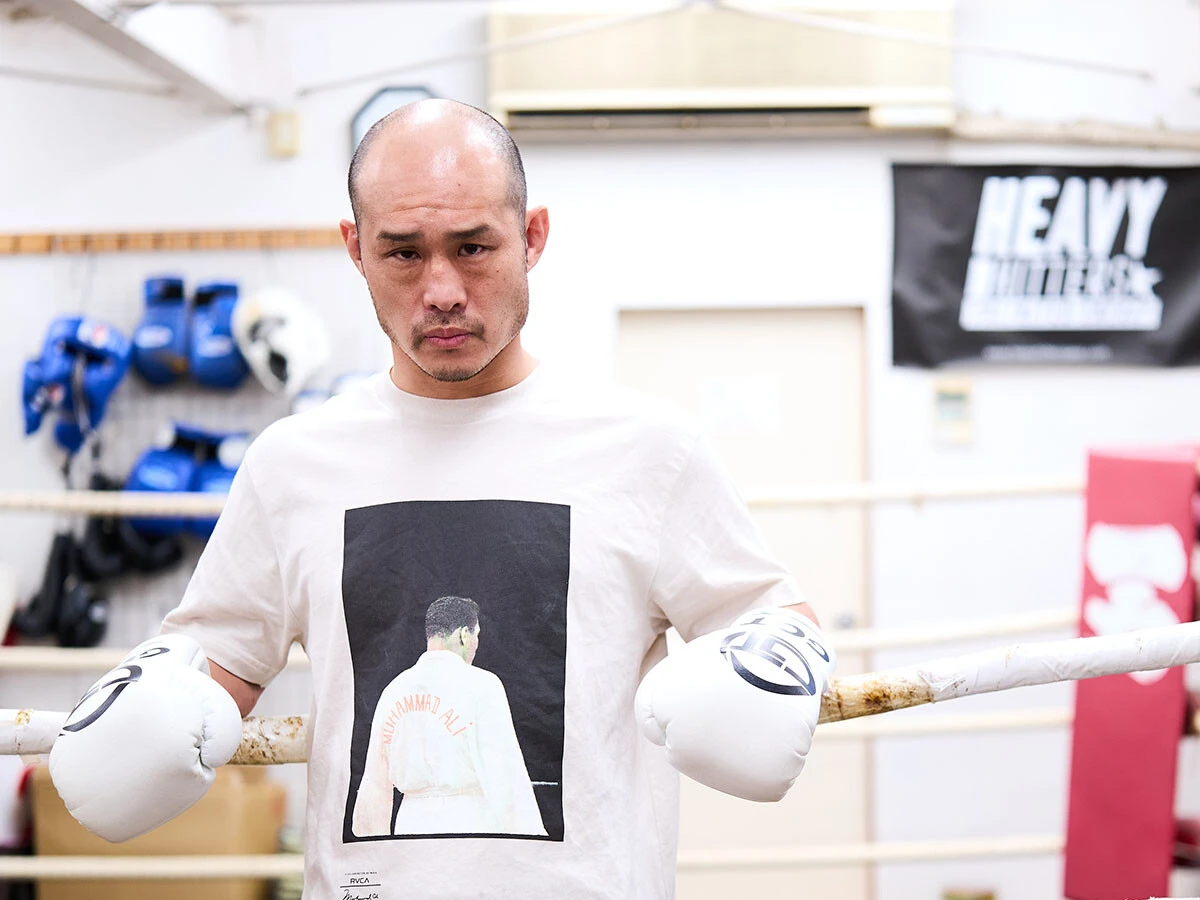 20年にわたるプロボクサー生活を歩んできた近藤明広　photo by Shogo Murakami