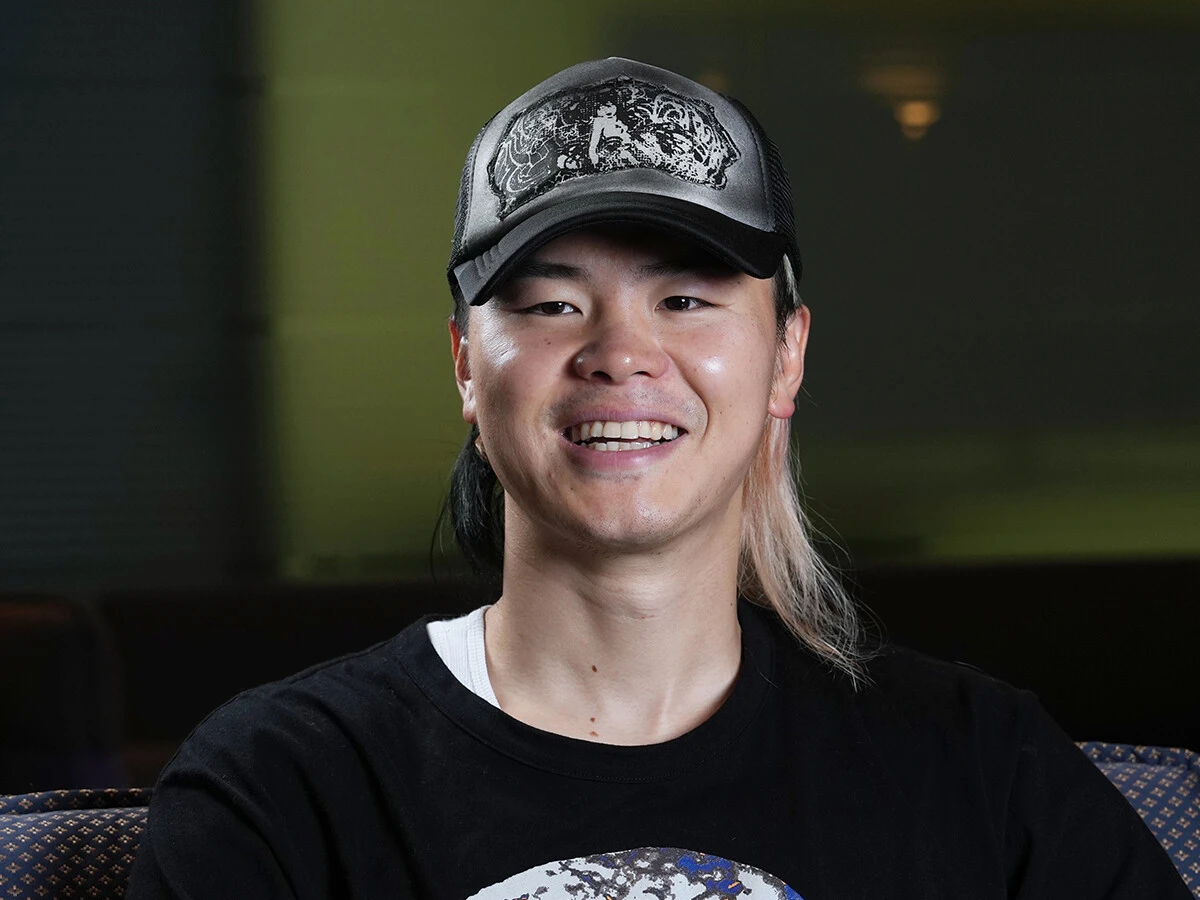 「ショート、ショートな時代にそうじゃない楽しさを伝えたい」という那須川天心　photo by Naoki Fukuda