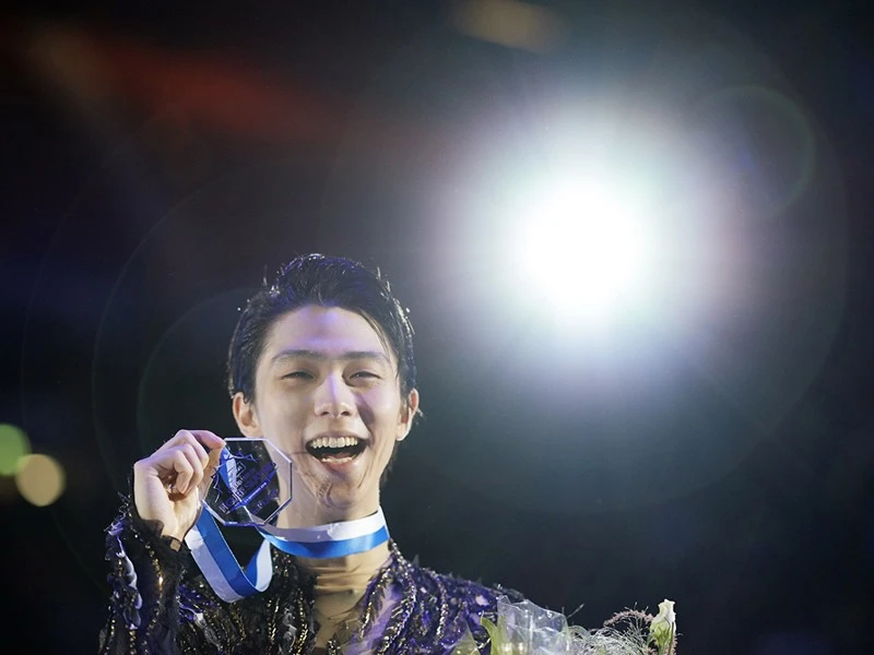 次のロシア大会が楽しみ 羽生結弦の表情は輝いている フィギュア 集英社のスポーツ総合雑誌 スポルティーバ 公式サイト Web Sportiva