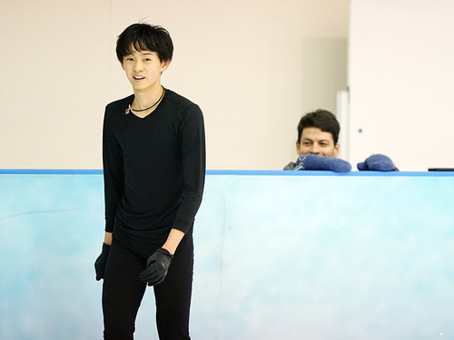 日本スケート連盟シニア合宿に参加した島田高志郎