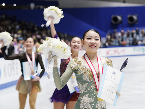 2019年の全日本選手権は紀平梨花が初優勝した