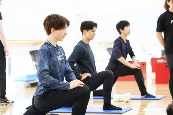 男子では中田璃士や中村俊介らも合宿に参加