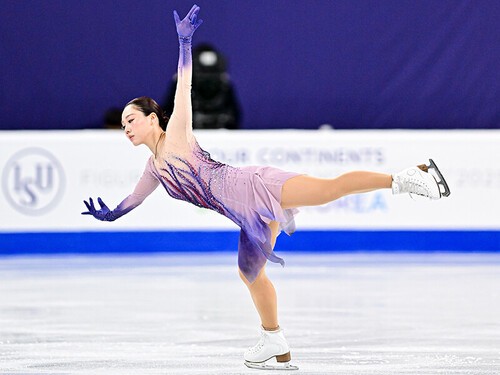 四大陸選手権で総合５位となった樋口新葉 photo by Raniero Corbelletti／AFLO
