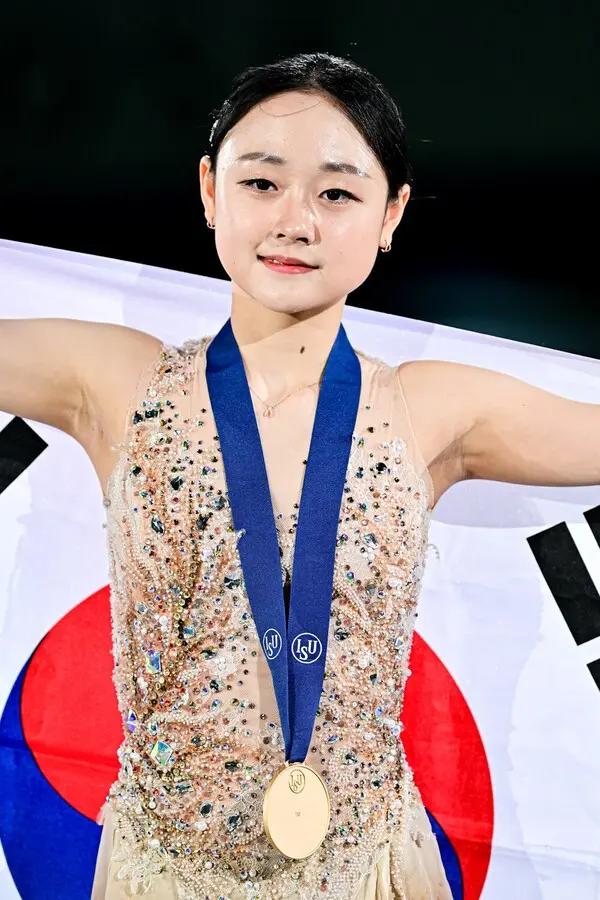 を破り、四大陸選手権も優勝した急成長中のキム・チェヨン photo by AFLO
