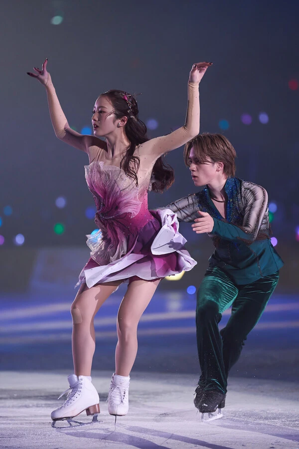 『新横浜Special Edition』で新プログラムを披露した宇野昌磨と本田真凜 Photo by Toru Yaguchi © Ice Brave Executive Committee