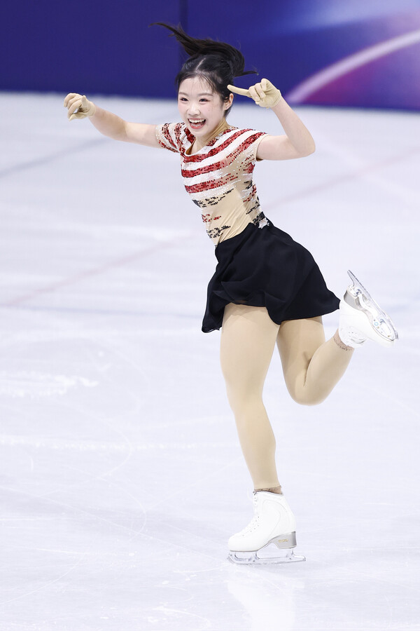 女子SPで首位発進した中井亜美photo by Sunao Noto / JMPA