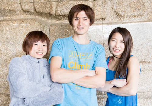 左から加島智子選手、中野稔選手、川端彰子選手