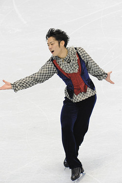 フィギュアスケート男子で銅メダルを獲得した高橋大輔 photo by JMPA