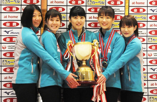 日本選手権で６度目の優勝を飾った中部電力
