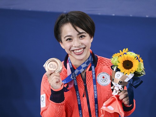 女子体操で57年ぶりとなるメダルを獲得した村上茉愛