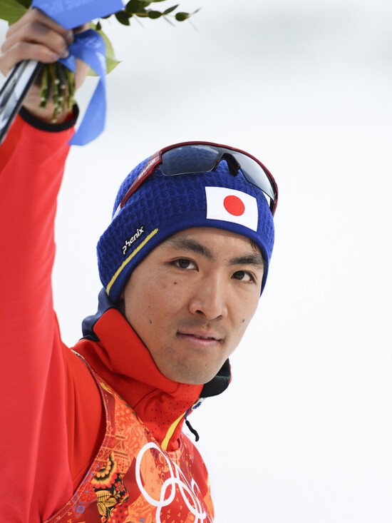 2014年ソチ五輪で銀メダルを獲得した渡部暁斗