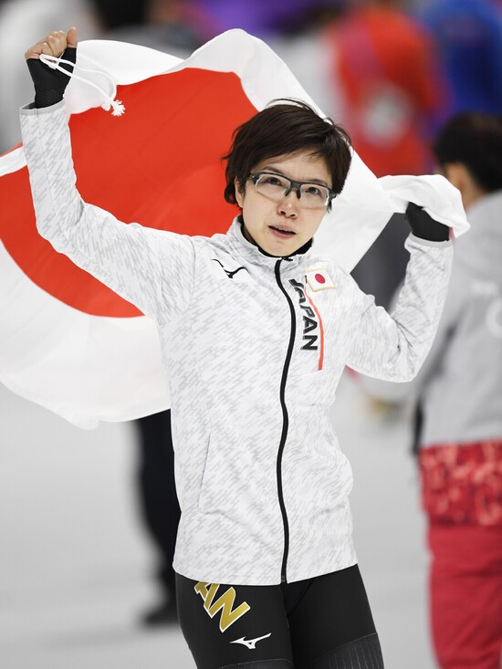 2018年平昌五輪スピードスケート女子500mで金メダルを獲得した小平奈緒