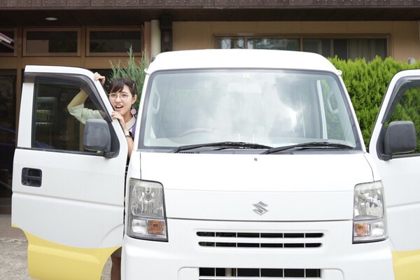 中古で購入し車中泊仕様にした軽バン（写真＝やまくっく・やぎちゃん）