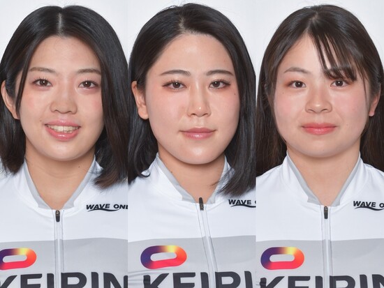 ルーキーシリーズでの活躍が期待される（左から）松井優佳、竹野百香、宇野紅音