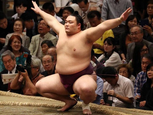 幕内復帰を果たした朝乃山