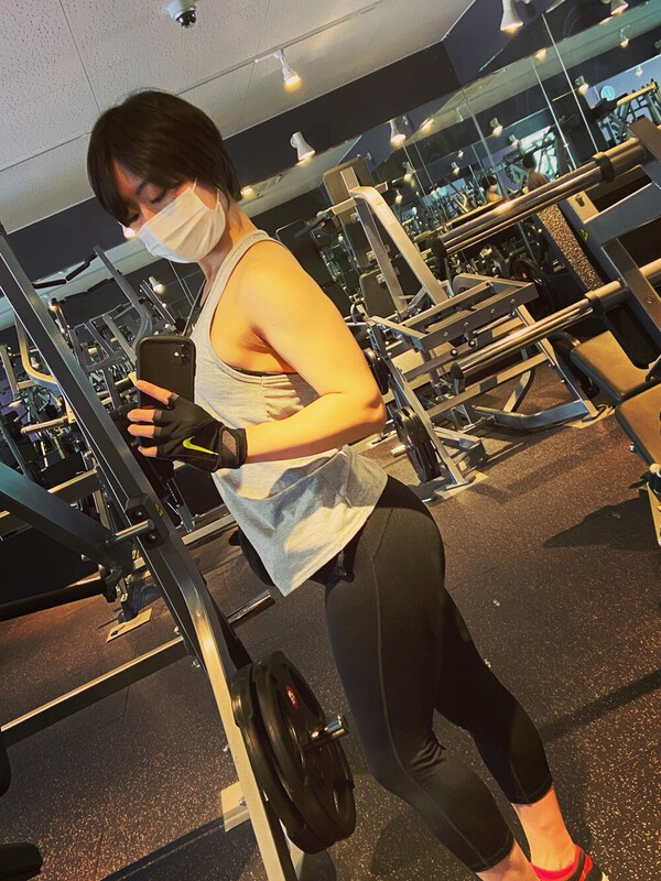 本格的にトレーニングを始めた頃のマムシ〇さん　写真提供／マムシ〇口子
