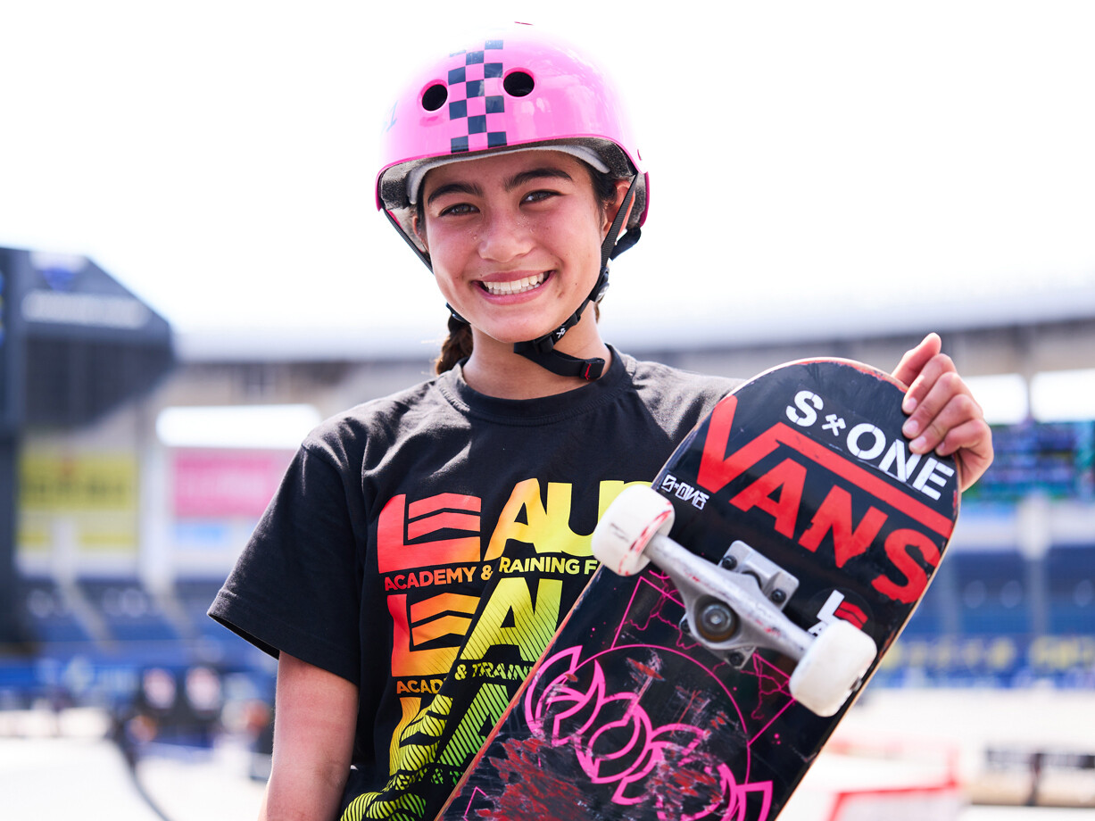 13歳の日系スケートボーダー、アリサ・トゥルー(豪)にパリ五輪で活躍の予感...開心那ら日本選手から刺激「負けないくらい練習を」