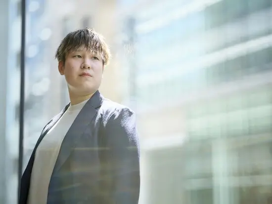 第２回パールカップに向けて意気込みを語る柳原真緒　photo by Noto Sunao（a presto）