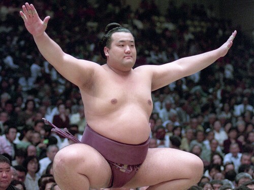 独特の取り口を武器に大関に上り詰めた貴ノ浪　photo by Jiji Press
