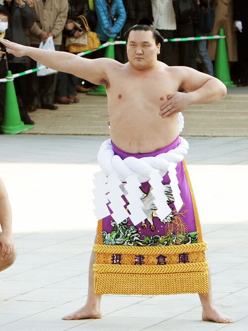 大相撲史に比類なき実績を残した白鵬　photo by Kyodo News