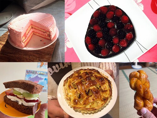 スイーツもお手のもの。手がけた料理は数知れず　　写真／本人提供