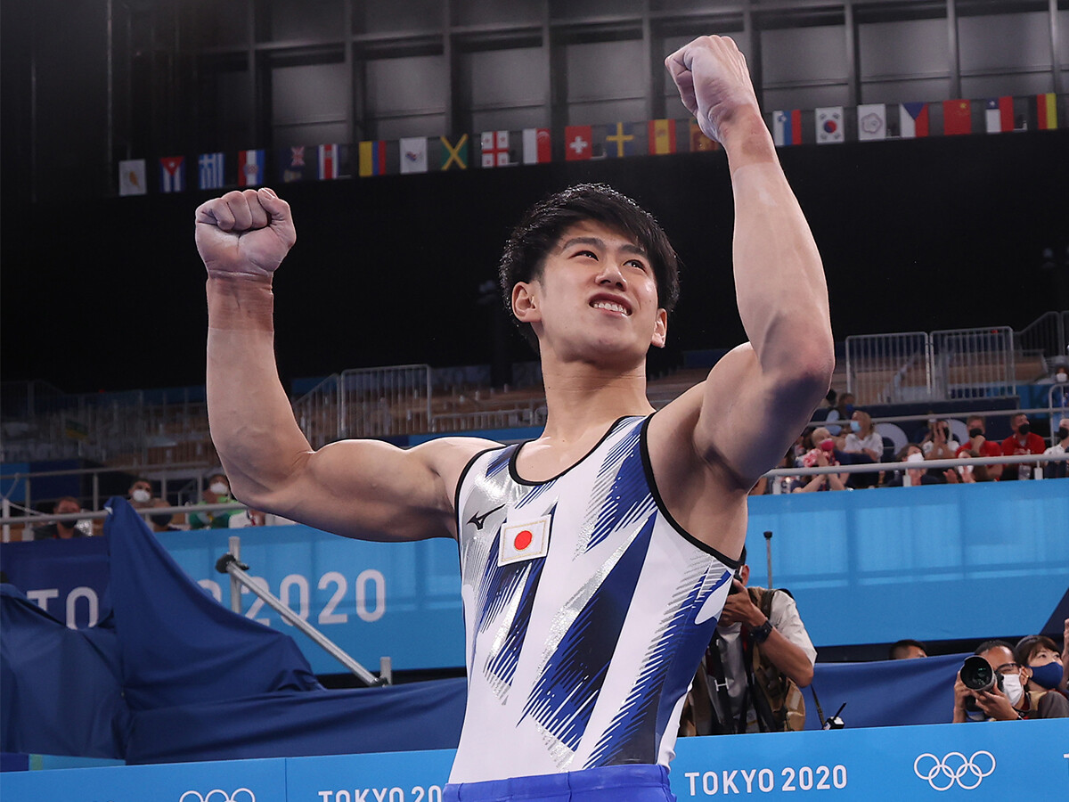 東京五輪プレイバック:体操・橋本大輝が個人総合制覇 新エースとしての地位を築く
