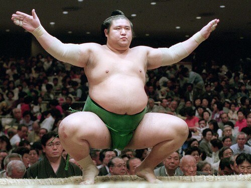 現役後半は若貴の兄弟子としても存在感を発揮した三杉里　photo by Jiji Press