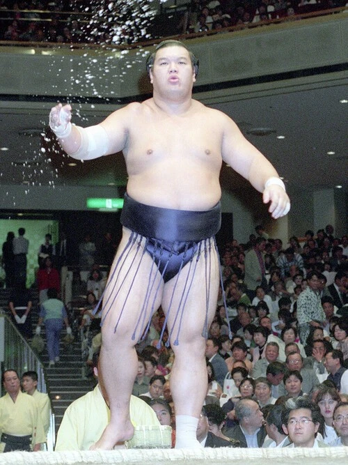 栃乃和歌は正攻法の四つ相撲で上位勢とわたり合い土俵を盛り上げた　photo by Jiji Press