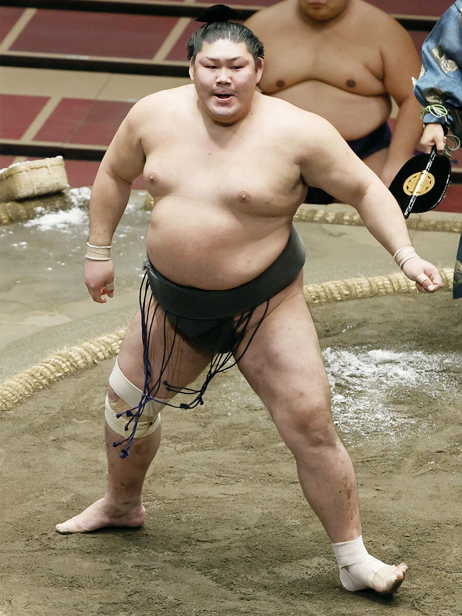 最後まで、愚直に相撲に向き合い続けた常幸龍 photo by Kyodo News