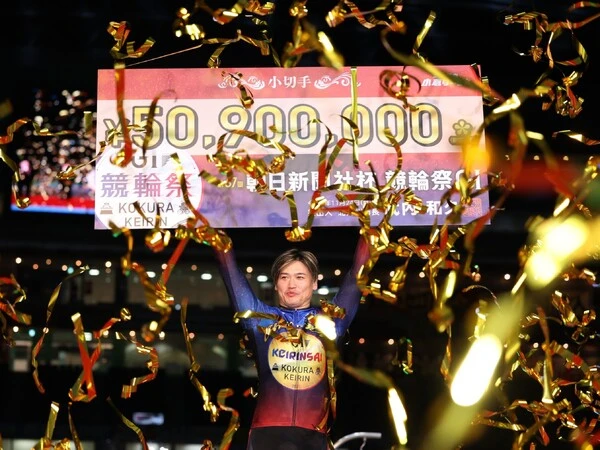 阿部拓真の優勝で競輪界は湧きあがった　photo by Takahashi Manabu