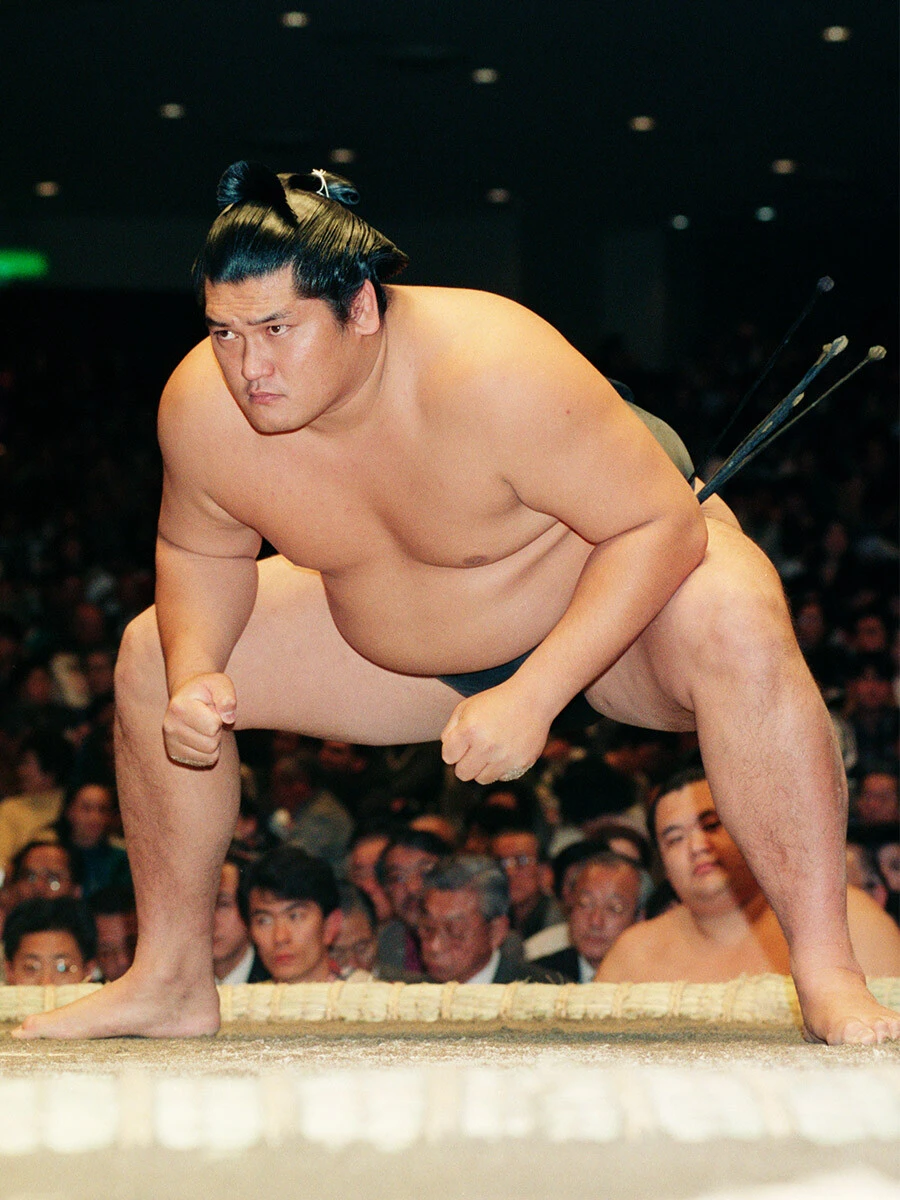 現在は横綱・豊昇龍の親方として知られる旭豊は、その取り口で土俵を沸かせたphoto by Jiji Press