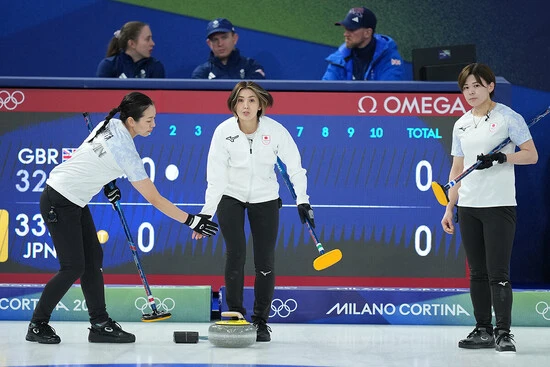 ミラノ・コルティナ五輪では２勝７敗の８位に終わったカーリング女子日本代表photo by Tsutomu Kishimoto/JMPA