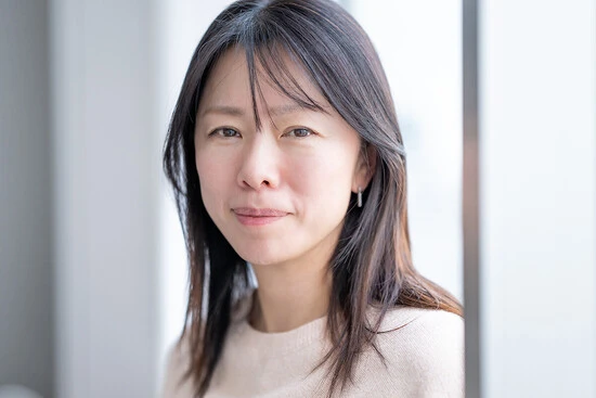 現在の仕事について語ってくれた、五輪金メダリストの里谷多英さん　photo by Fujimaki Goh