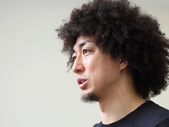 ナショナルチームでの苦難も語った山崎　photo by Manabu Takahashi