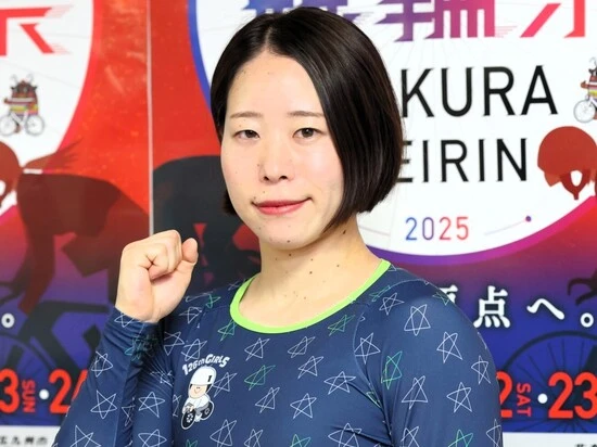 28歳でガールズケイリンデビューし、３年目を迎える大浦彩瑛　photo by Manabu Takahashi