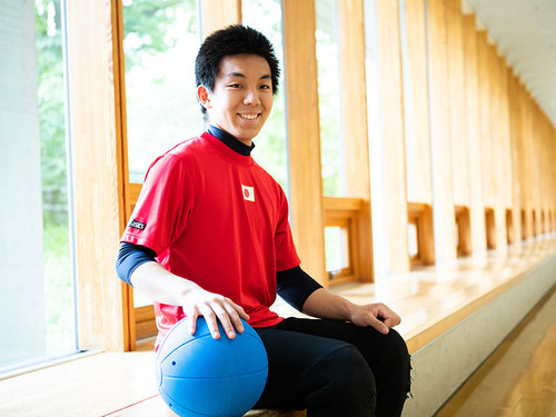 ゴールボール男子日本代表での活躍に期待がかかる金子和也