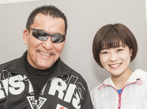 プロレスラーの蝶野正洋さんとツーショーット。とても優しい方でした！