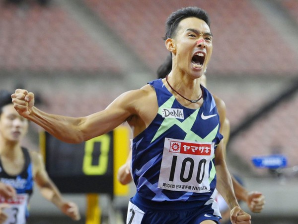 日本選手権の男子1500ｍで優勝した館澤亨次