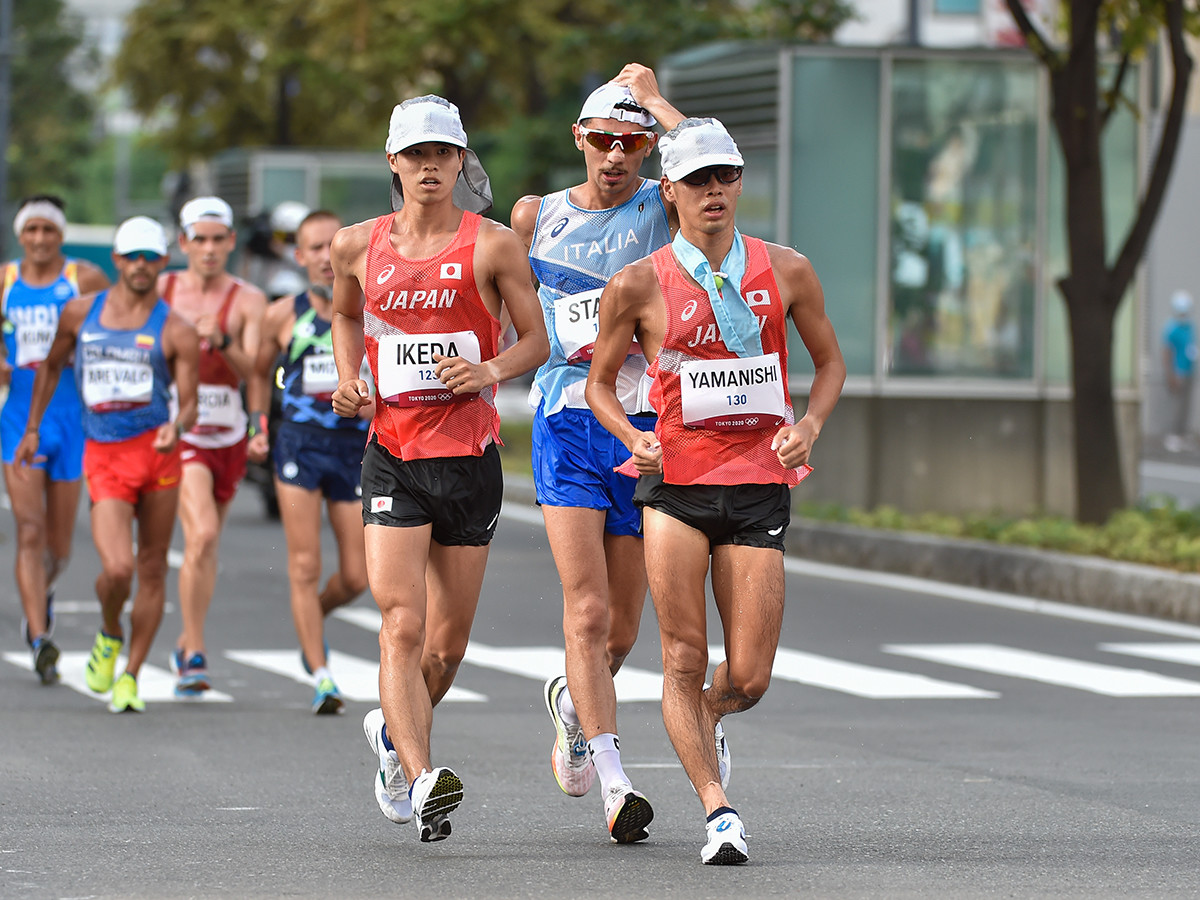 20km競歩で池田向希と山西利和がメダル獲得。銀と銅で表情の明暗がはっきり分かれた理由