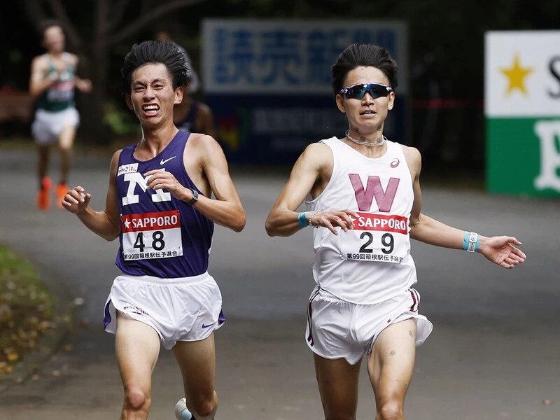明治大学 箱根駅伝 サブユニホーム 紺色