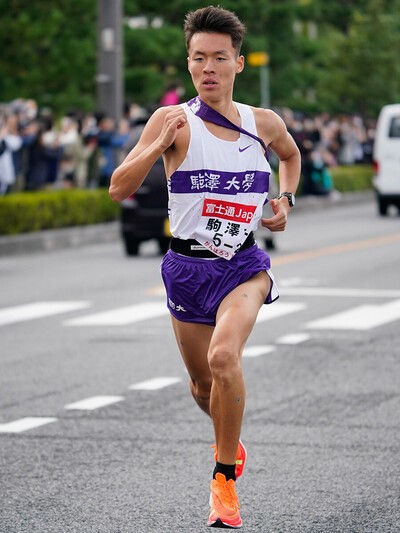 駒澤大のルーキー佐藤圭汰は区間賞、区間新の活躍を見せた