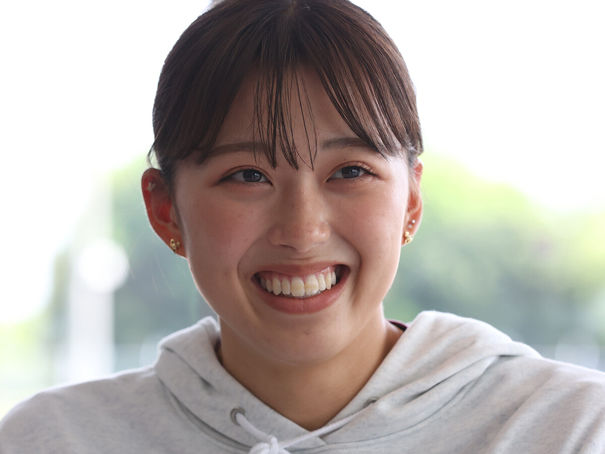 女子100mニューヒロイン候補の青山華依。東京五輪では「8番の人が出る」と言われ、日本選手権でのリベンジを目指す