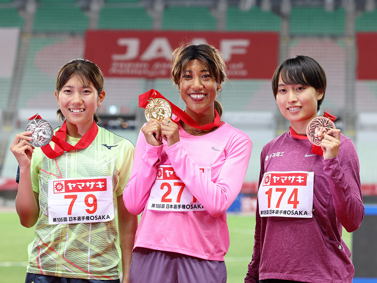 女子短距離が熱い 日本選手権優勝経験者の復活とボブスレーから陸上で輝くニュースター誕生 陸上 集英社のスポーツ総合雑誌 スポルティーバ 公式サイト Web Sportiva