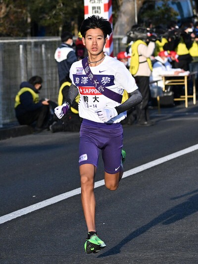 １年生ながら箱根駅伝６区で区間賞を獲得した駒澤大・伊藤蒼唯