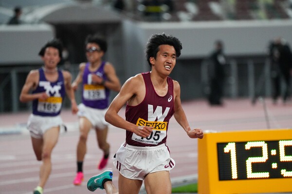 安定感抜群の石塚陽士は、東京六大学対校の5000mを制するなど勝負強さも備える。10000mでは27分台に突入