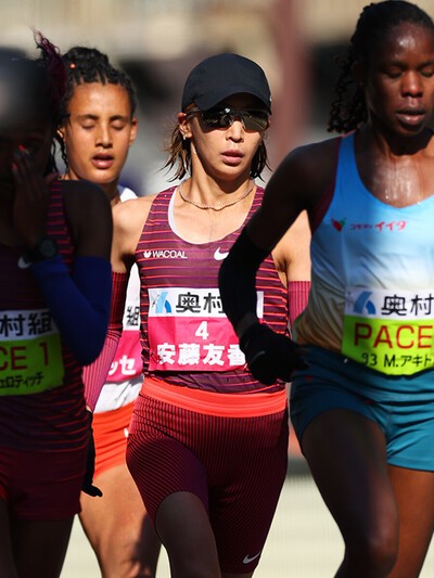 安藤友香は23年 1月の大阪国際女子マラソンで日本人トップの好走を見せた