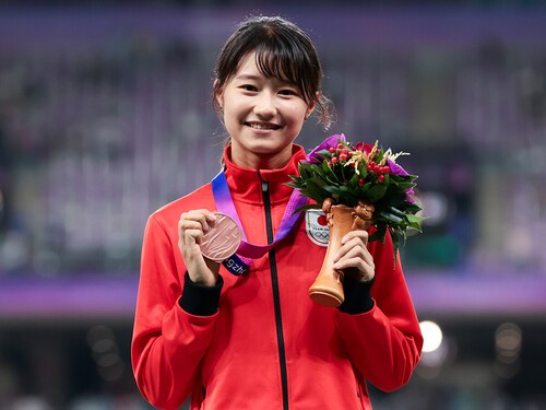 アジア大会の100mハードルで再スタートにも冷静に走りきった田中佑美
