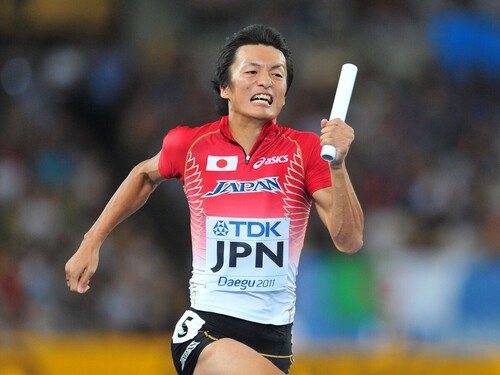 2011年の世界陸上では４走を務めたphoto by Jun Tsukida/AFLO SPORT