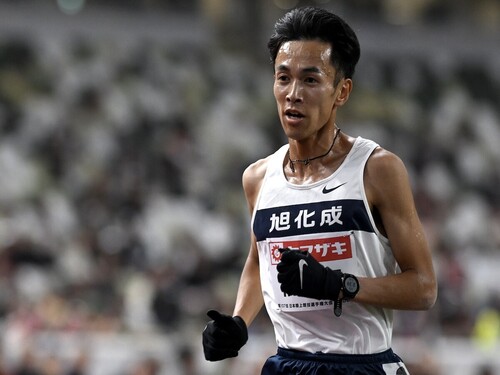 日本選手権１万mで復活の激走を見せた相澤晃 photo by Hiroyuki Nakamura